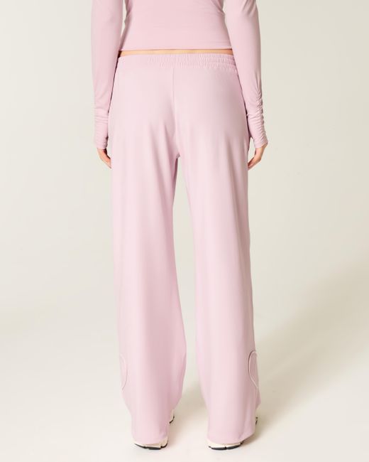 Hollister Pink Gilly Hicks Active Recharge Heart-tipped Baggy Pants