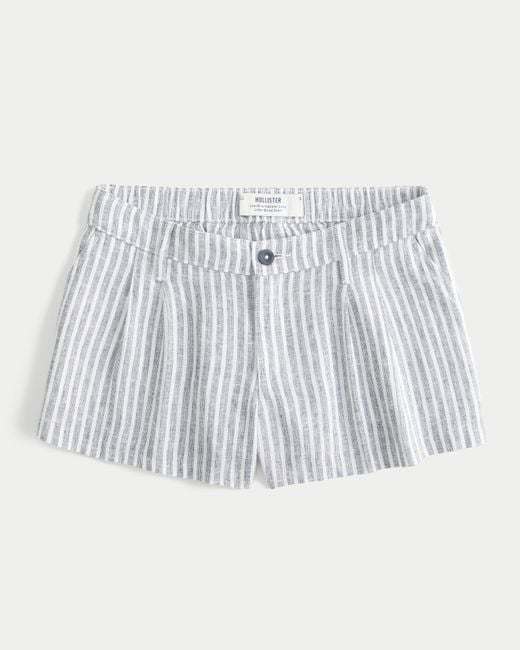 Hollister Multicolor Hollister Livvy Low-rise Linen-blend Shorts