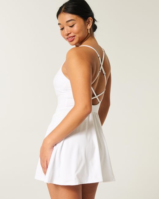 Hollister White Gilly Hicks Active Strappy Back Dress