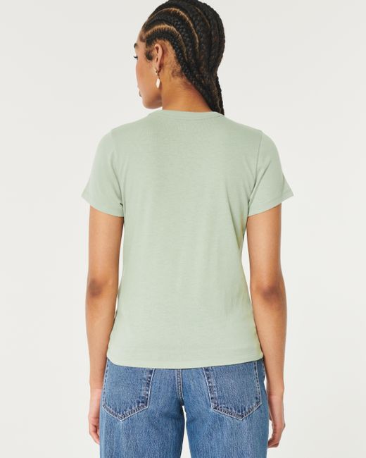 Hollister Multicolor Longer-length Crew T-shirt