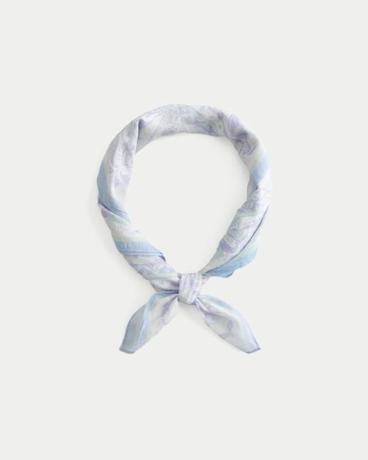 Hollister Blue Kopftuch aus Baumwolle
