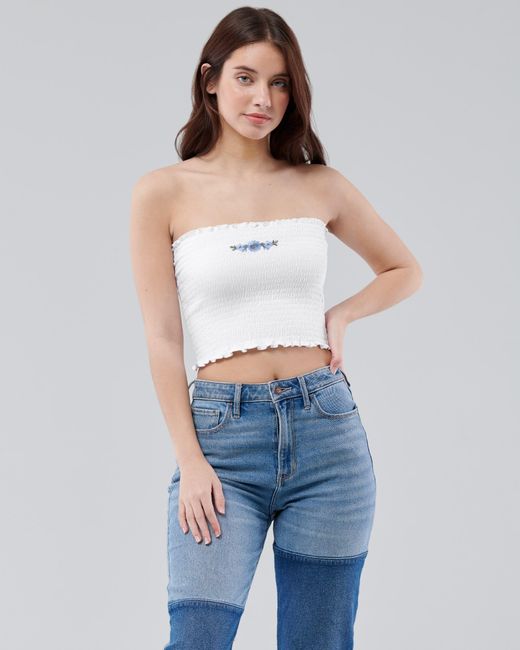hollister tube top