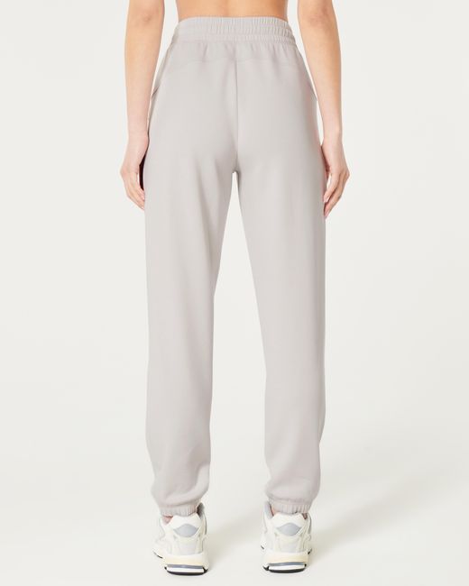 Hollister White Gilly Hicks Active Cooldown Joggers