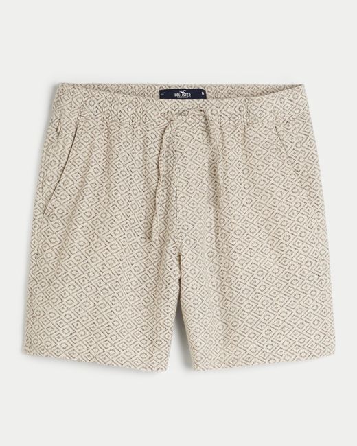 Hollister Natural Woven Shorts 7" for men