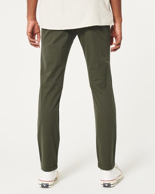 Hollister Green Skinny Chino Pants for men