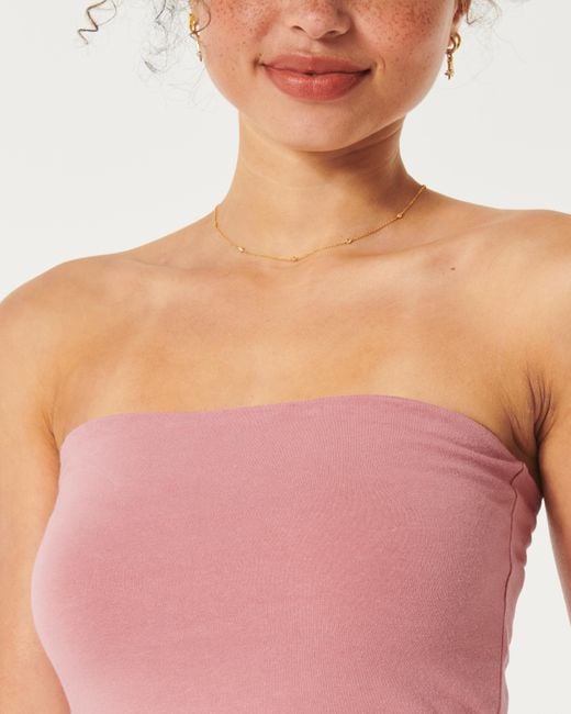 Hollister Pink Tube Top