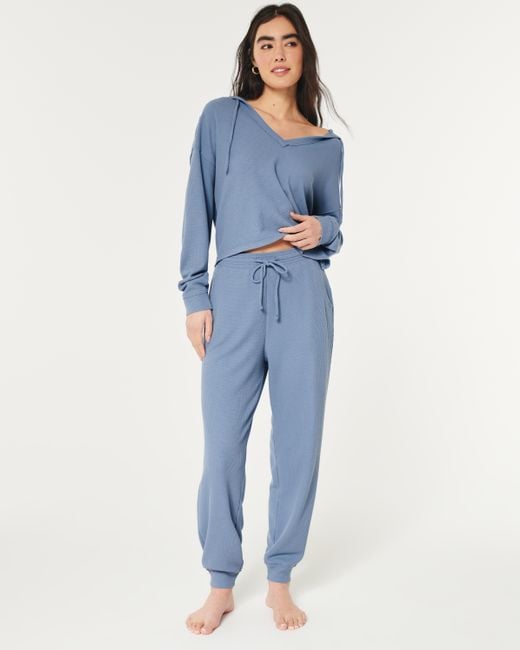 Hollister waffle joggers hotsell