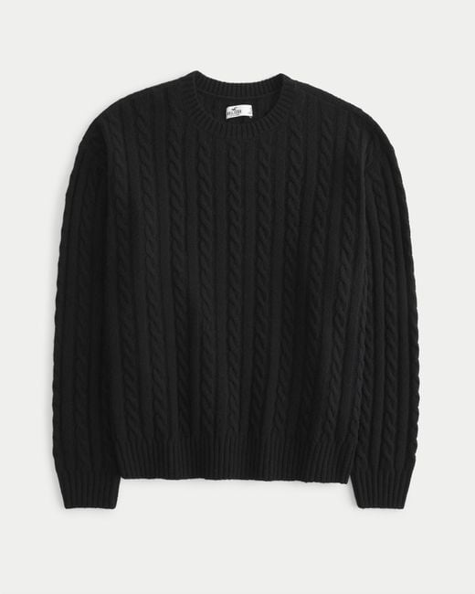 Hollister Black Big Comfy Sweater