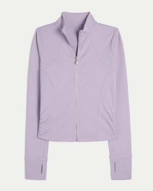 Hollister Purple Gilly Hicks Active Recharge Zip-up Jacket