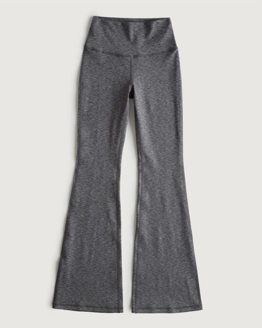 Hollister Gray Gilly Hicks Active Recharge High-rise Flare Leggings