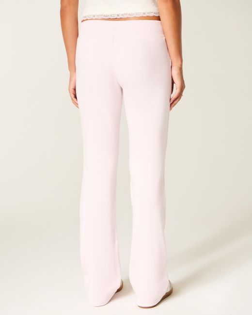 Hollister Pink Hollister Feel Good Boot Sweatpants