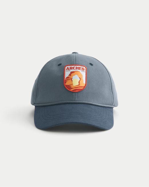 Hollister Blue Arches National Park Graphic Trucker Hat for men