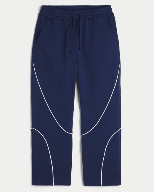 Hollister Active Cooling Baggy Sweatpants in Blue for Men | Lyst UK