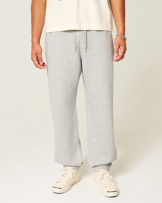 Hollister Gray Hollister Feel Good Baggy Cinch Joggers for men