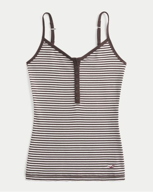 Hollister Multicolor Henley Cami