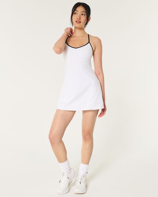 Hollister White Gilly Hicks Active Recharge Strappy Back Dress