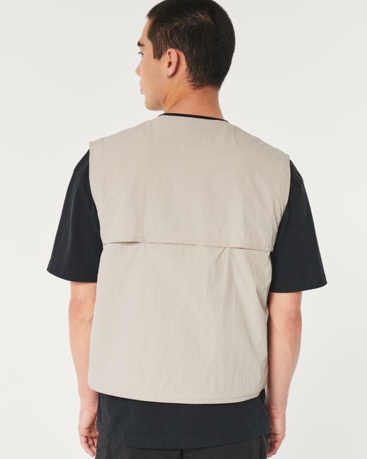 Hollister Natural Mesh-lined Festival Vest for men