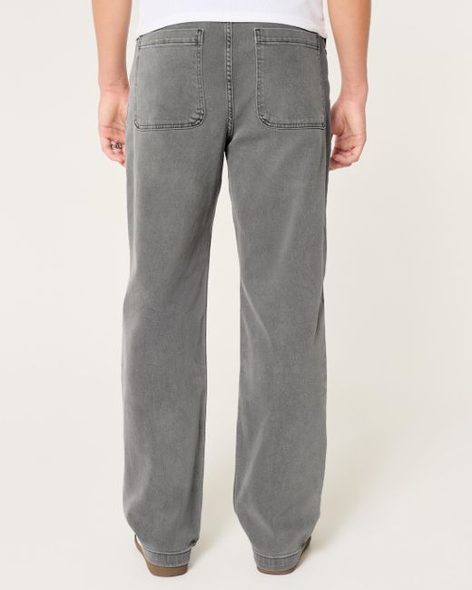 Hollister Gray Grey Baggy Jeans for men