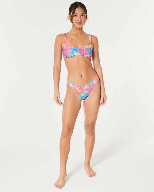 Hollister ribbed scoop bikini top