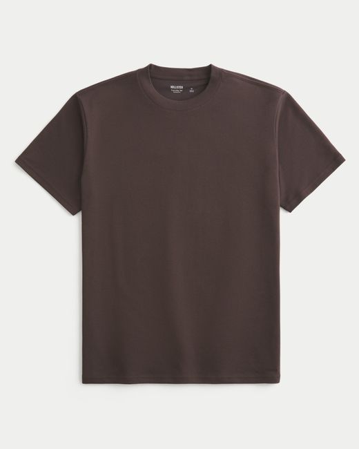 Hollister Brown Relaxed Everyday Tee for men