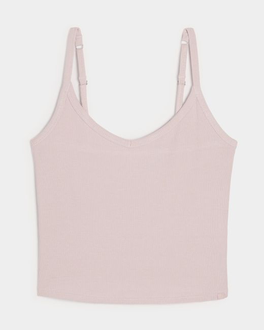 Hollister Pink Gilly Hicks Jersey Ribbed Tank