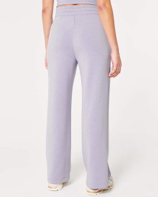 Hollister Purple Gilly Hicks Active Cooldown Wide-leg Pants