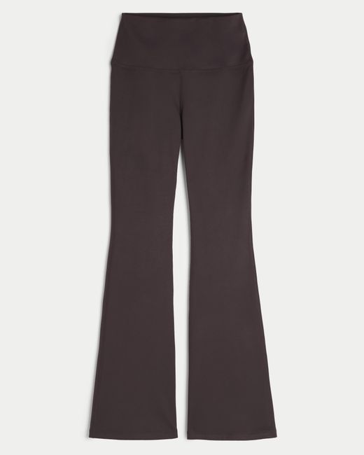 Hollister Brown Gilly Hicks Active Recharge Flare Leggings