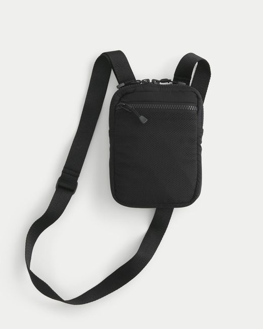 Hollister Black Crossbody Bag for men