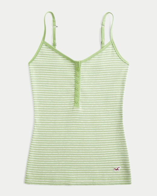 Hollister Green Henley Cami