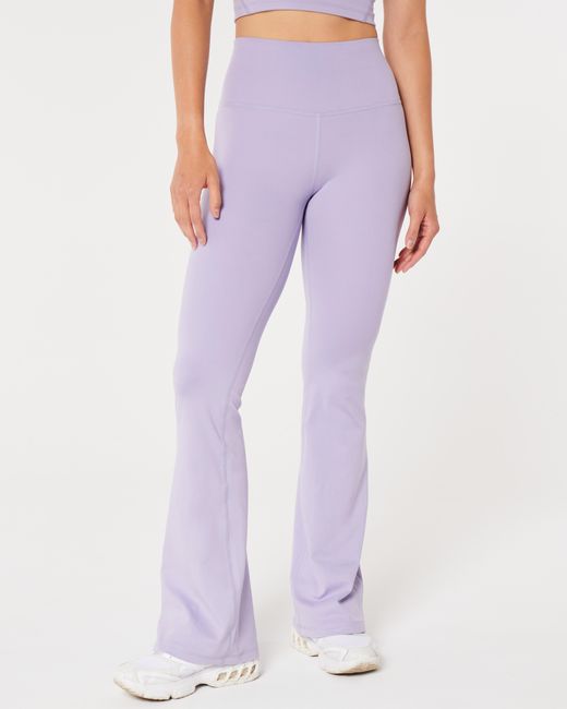 Hollister Purple Gilly Hicks Active Recharge High-rise Flare Leggings