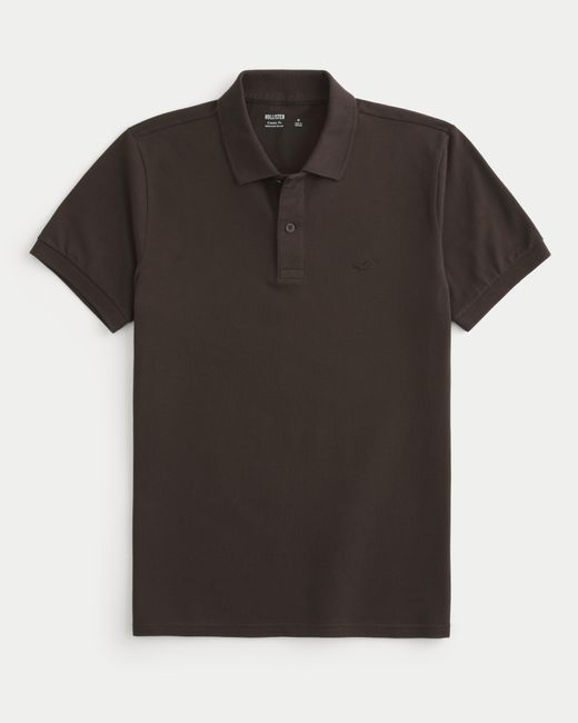 Hollister Black Icon Polo for men