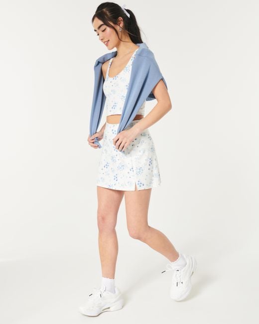 Hollister Blue Gilly Hicks Active Recharge Skortie in A-Linie