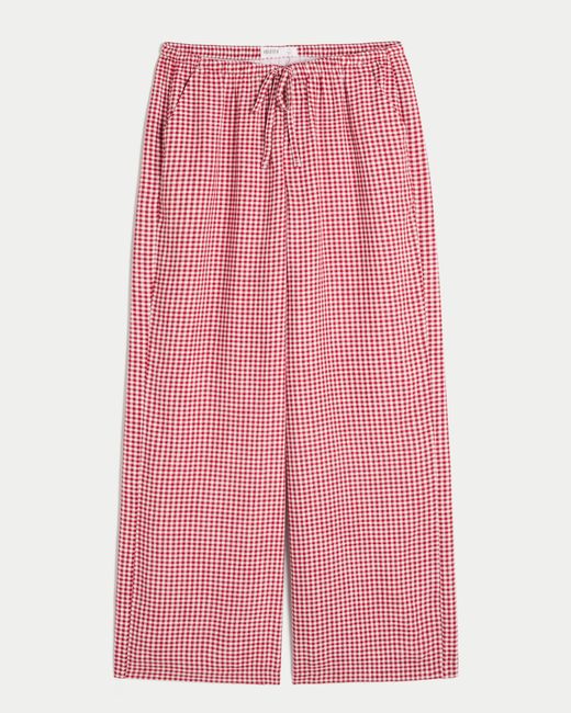 Hollister Pink Pull-on Slub Pants