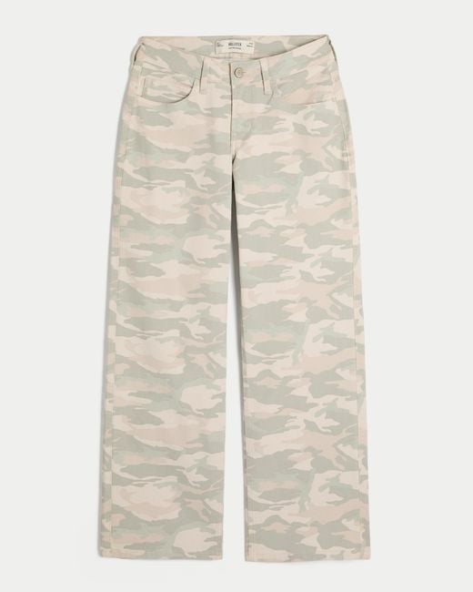 Hollister Natural Low-rise Y2k Camo Baggy Jeans