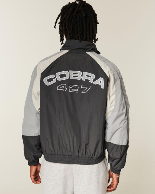 Hollister Shelby Graphic Track Jacket in Grey for Men | Lyst UK