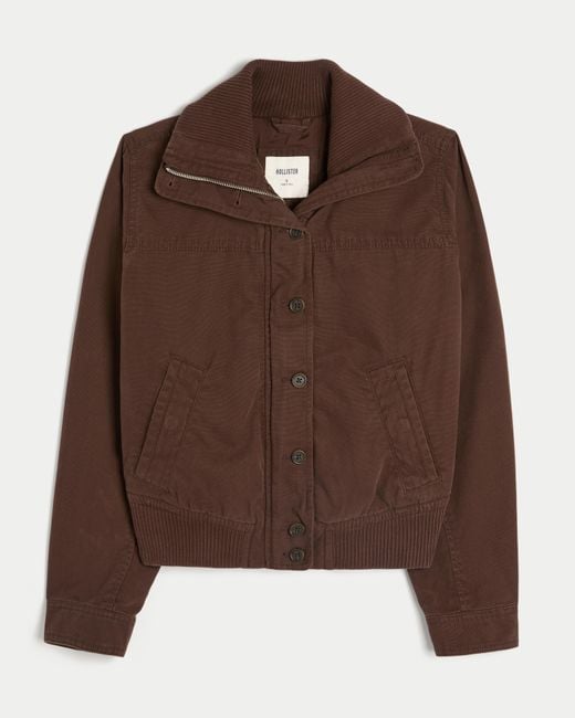 Hollister Brown Bomberjacke