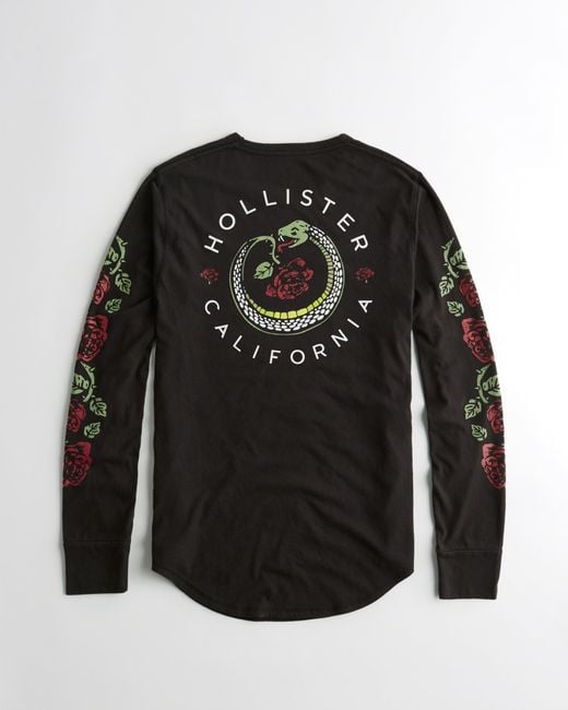 hollister rose t shirt