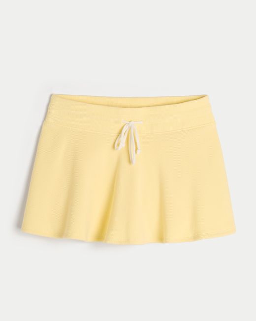 Hollister Natural Gilly Hicks Waffle Skort