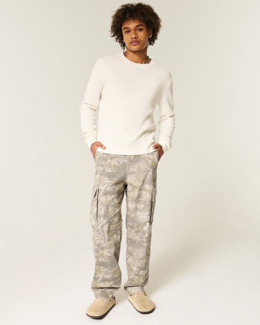 Hollister Multicolor Camo Skater Baggy Cargo Pants for men