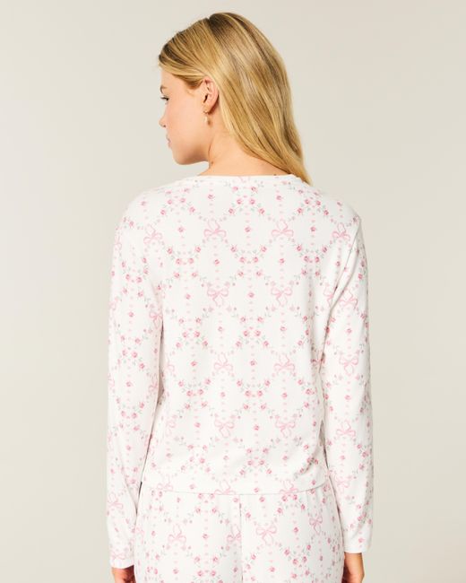 Hollister White Always Cozy Long-sleeve Top