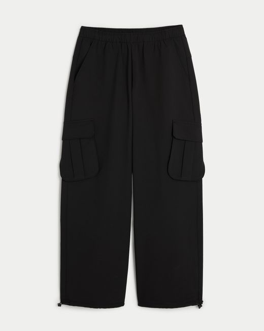 Hollister Black Gilly Hicks Cozy Lined Cargo Pants