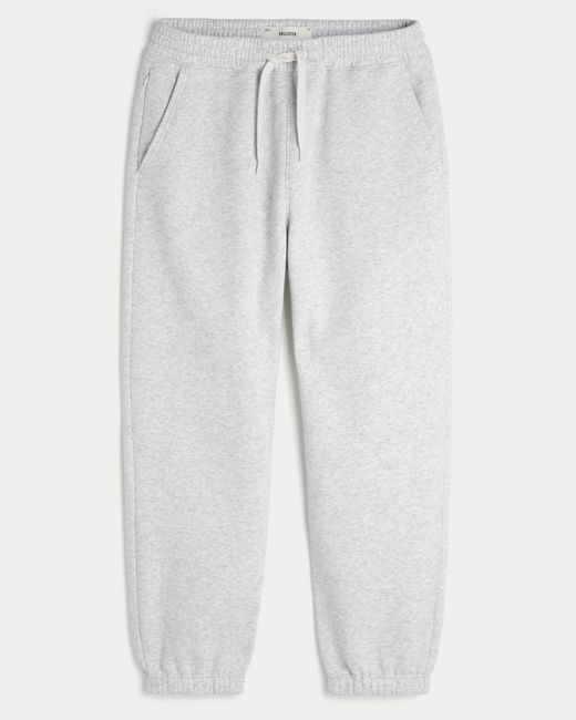 Hollister Baggy Jogger mit Raffung in White für Herren