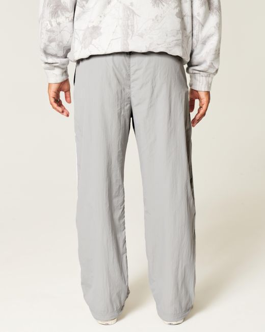 Hollister Gray Baggy Track Pants for men
