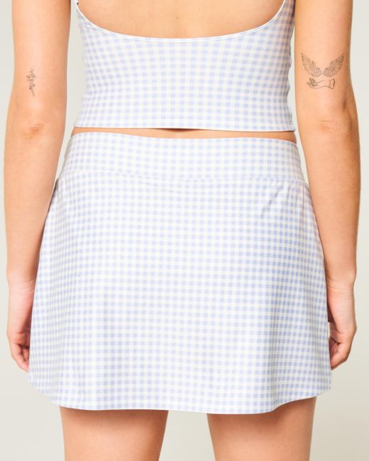 Hollister White Gilly Hicks Active Recharge Skortie in A-Linie