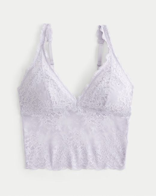 Hollister Purple Lace V-neck Cami