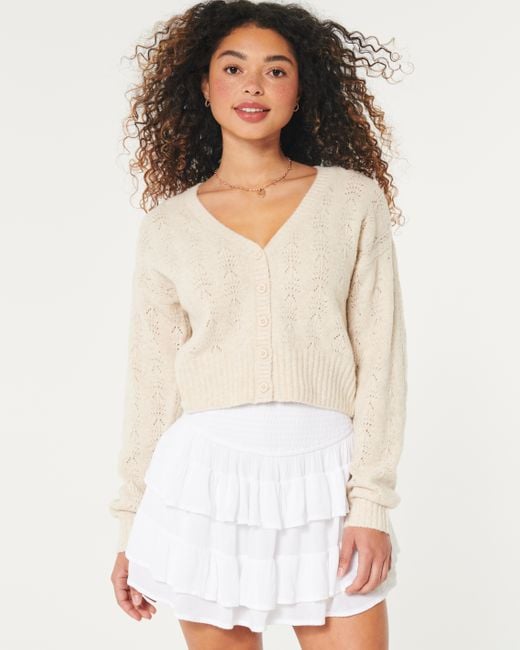 Hollister tan skirt deals