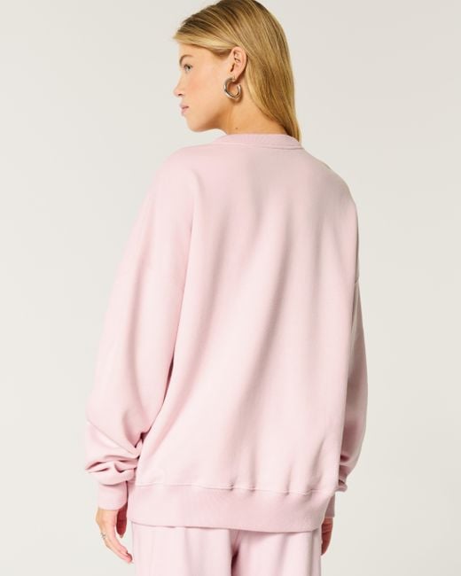 Hollister pink sweatshirt 2025