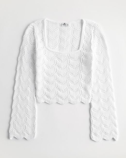 Hollister 2024 crochet top