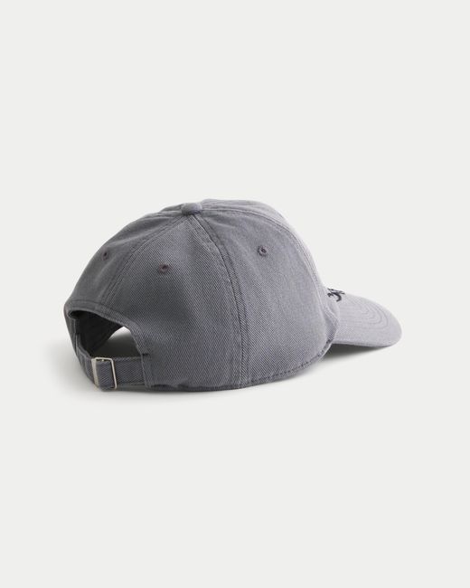 Hollister Gray Tattoo Embroidery Baseball Hat for men