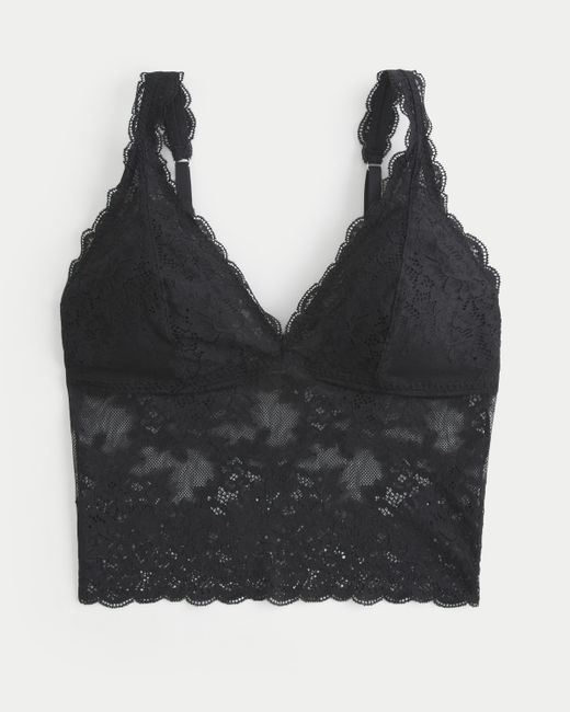 Hollister Black Lace V-neck Cami
